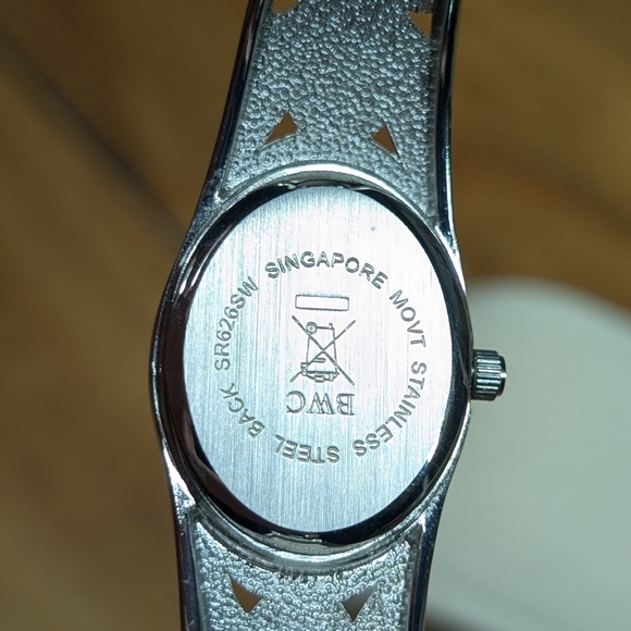 Silver & Turquoise Bangle Watch (OS) - Picture 6 of 7